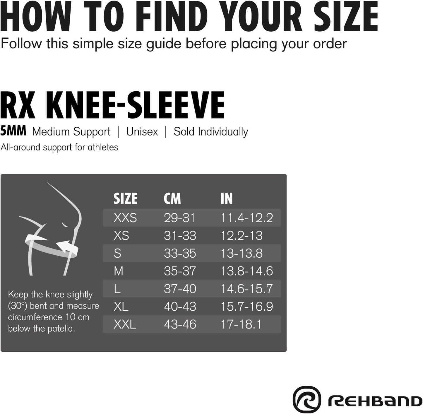 Kniebandage, L / Pink - 1 Stück