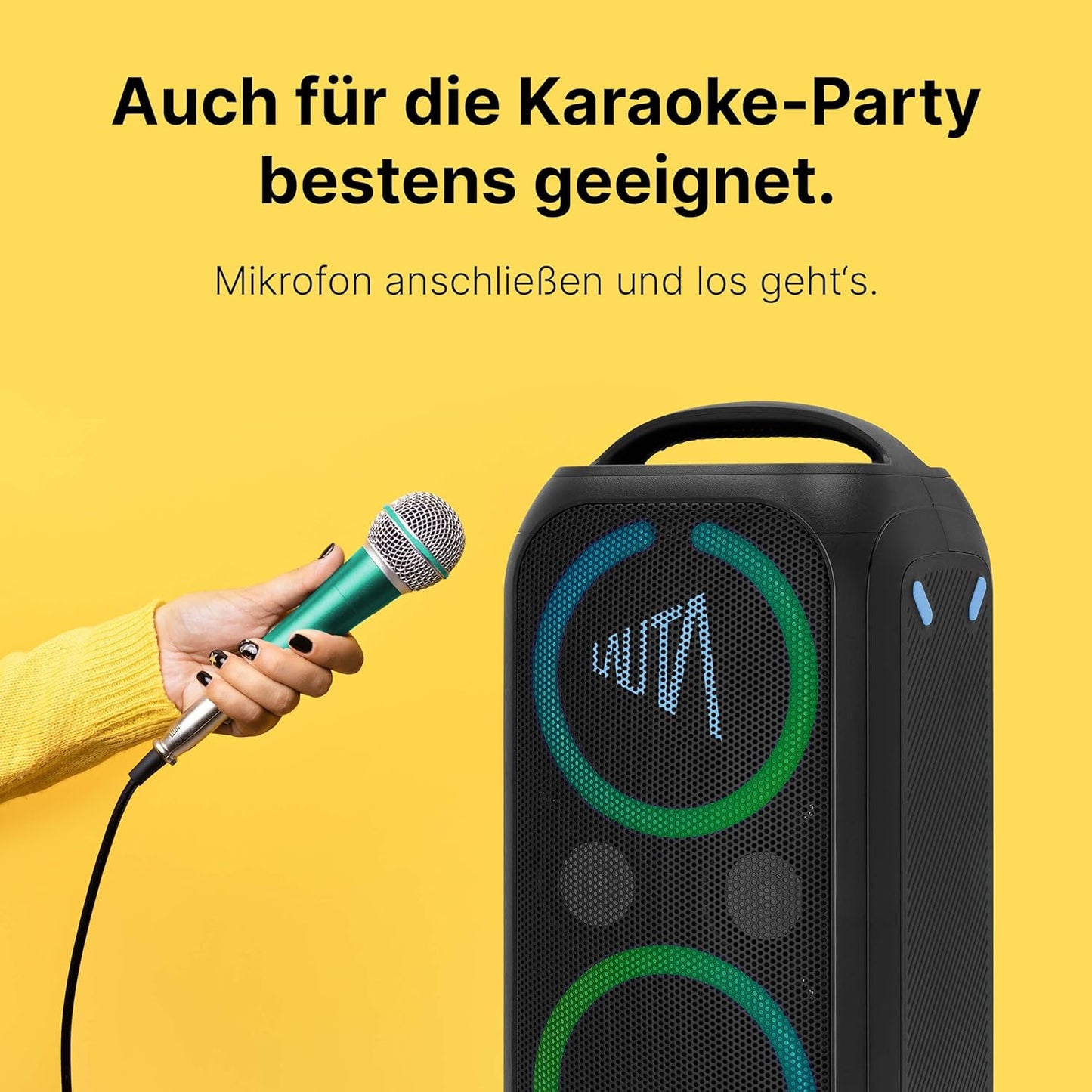 Tragbarer Bluetooth Lautsprecher Wummsbox