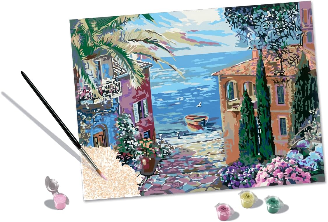 Malen nach Zahlen Mediterrane Landschaft, Neue Version