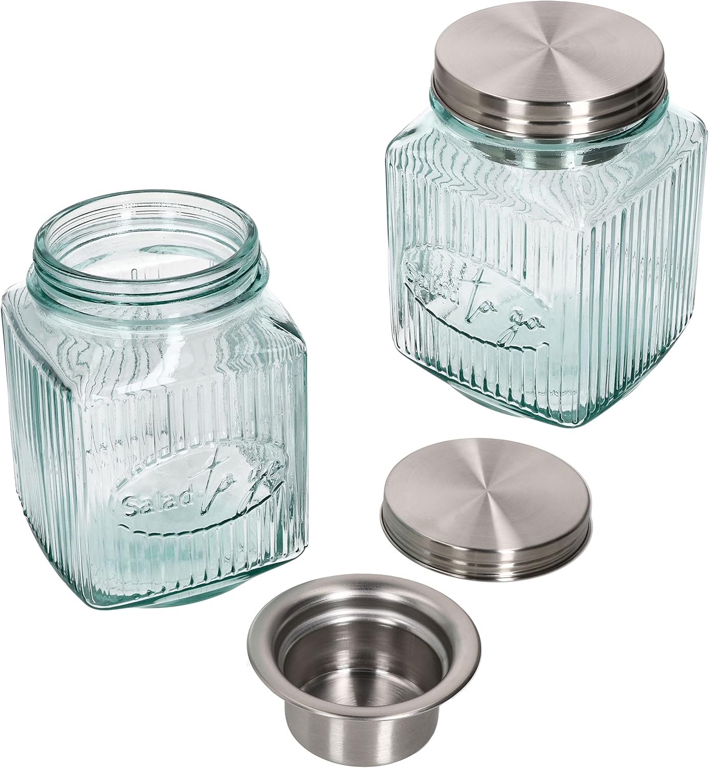 2-teiliges Salat to Go Vorratsglas-Set
