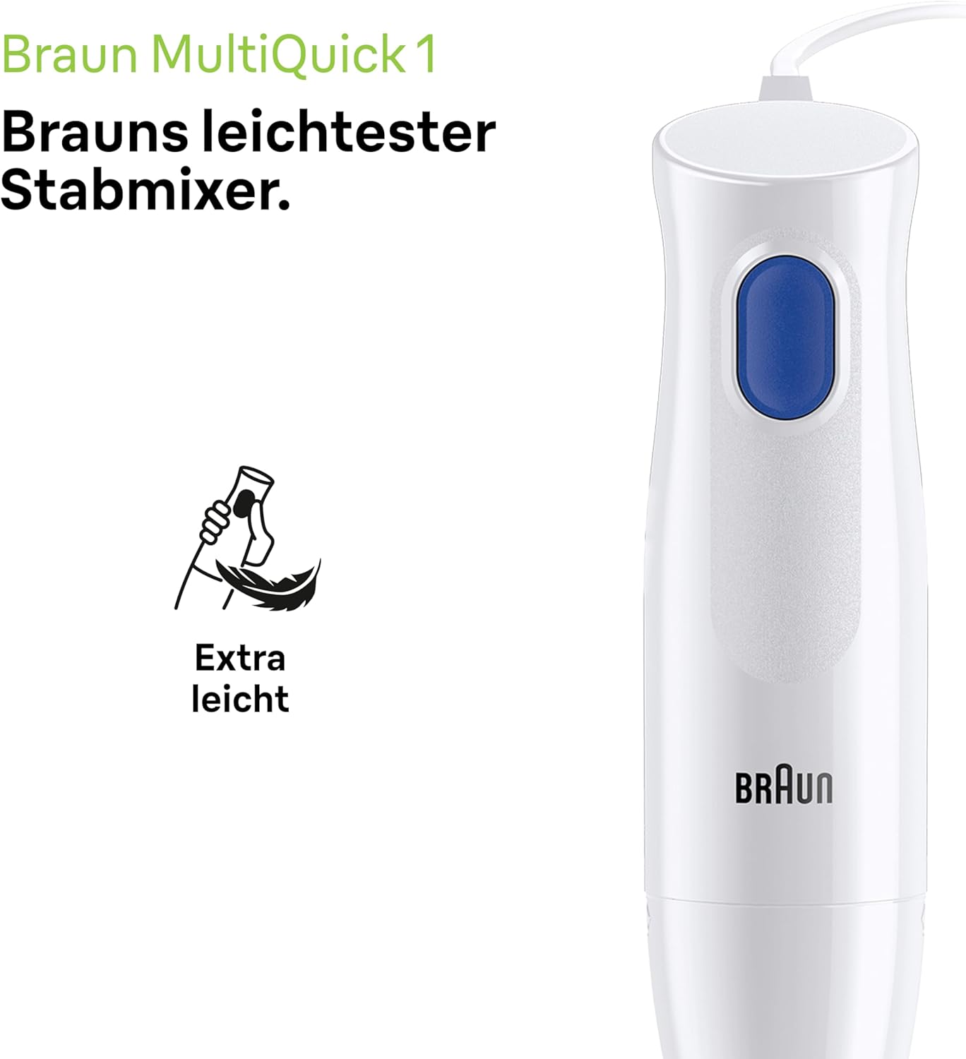 Stabmixer MultiQuick 1 MQ 10.202M mit Zubehör-Set, MQ 10.202M