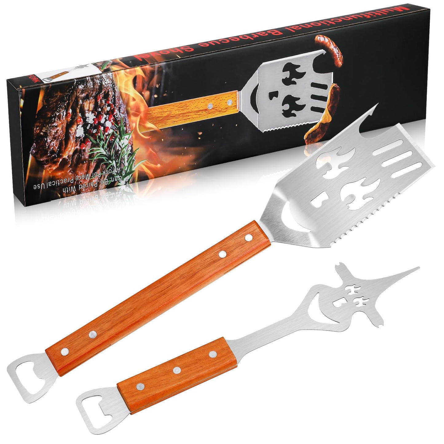 Multifunktionales Grillbesteck-Set