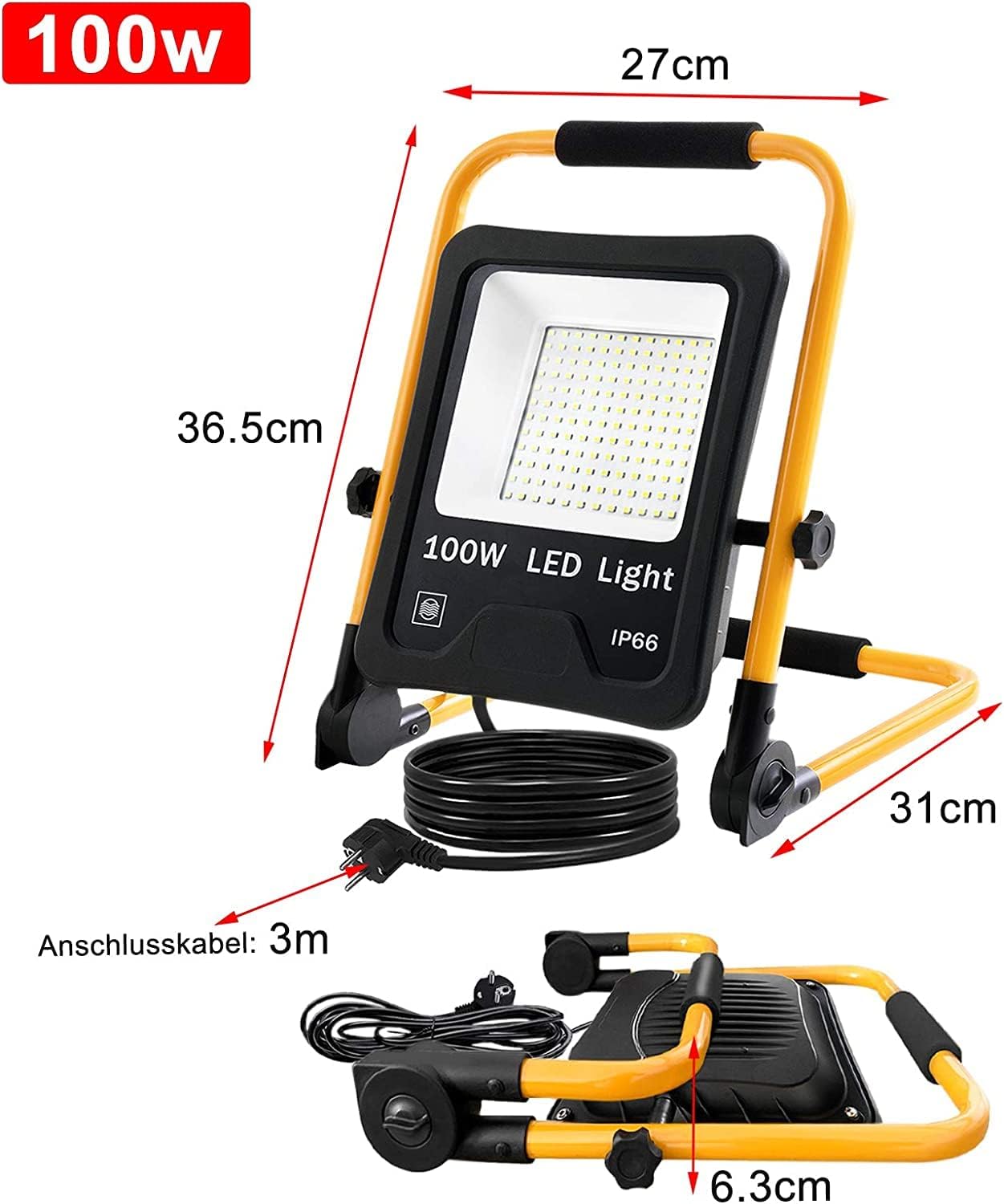 UIS-YO-LED586CW, 100w Kaltweiss