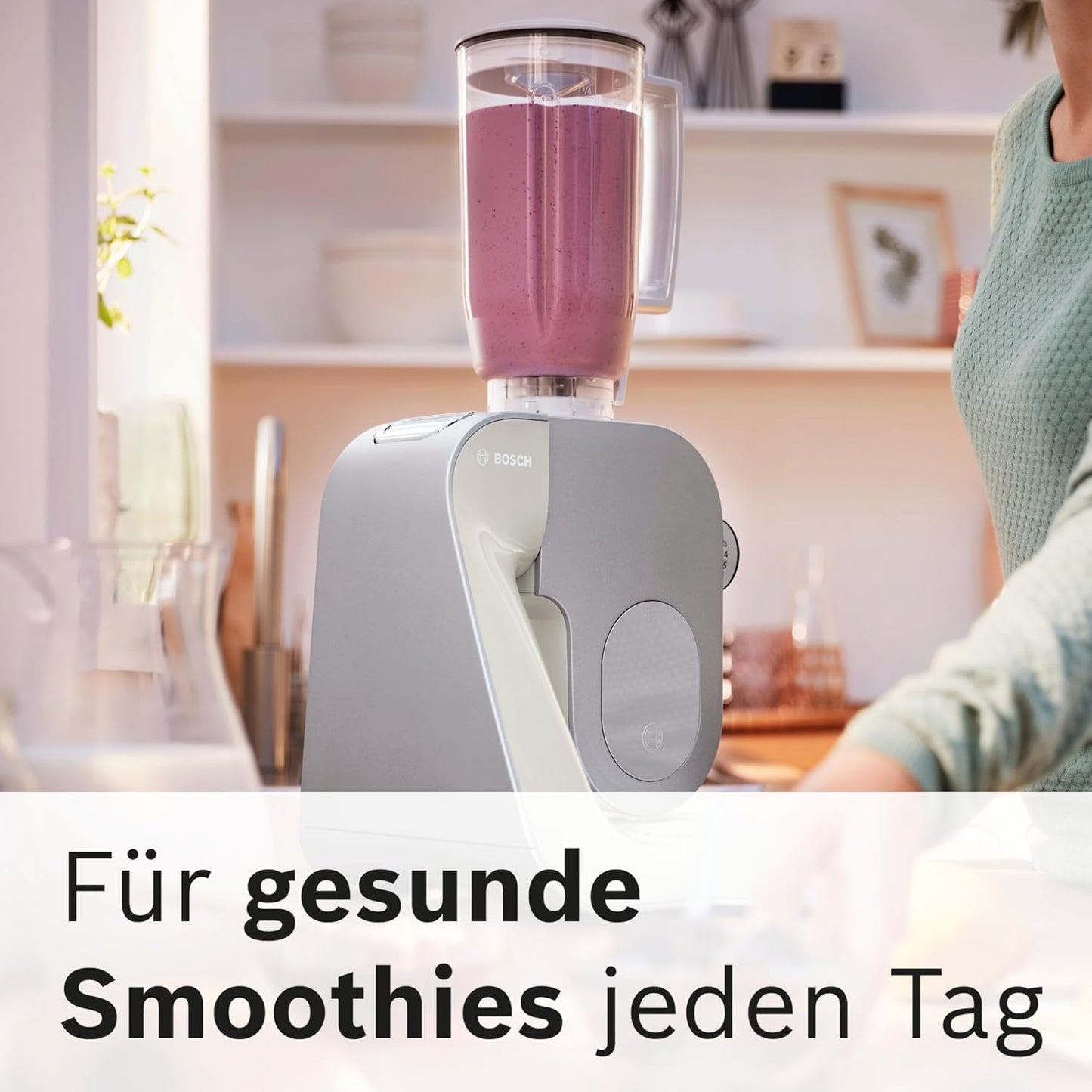 Küchenmaschine Serie 4 MUM58L20, Grau / Silber