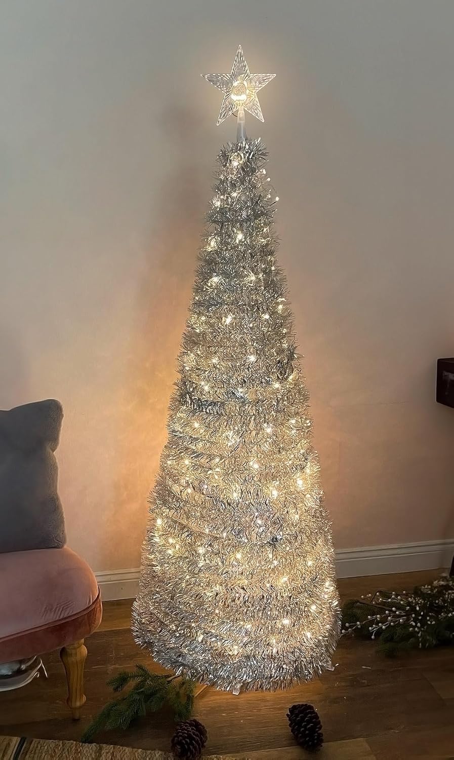 Spiral-Tannenbaum, Silber