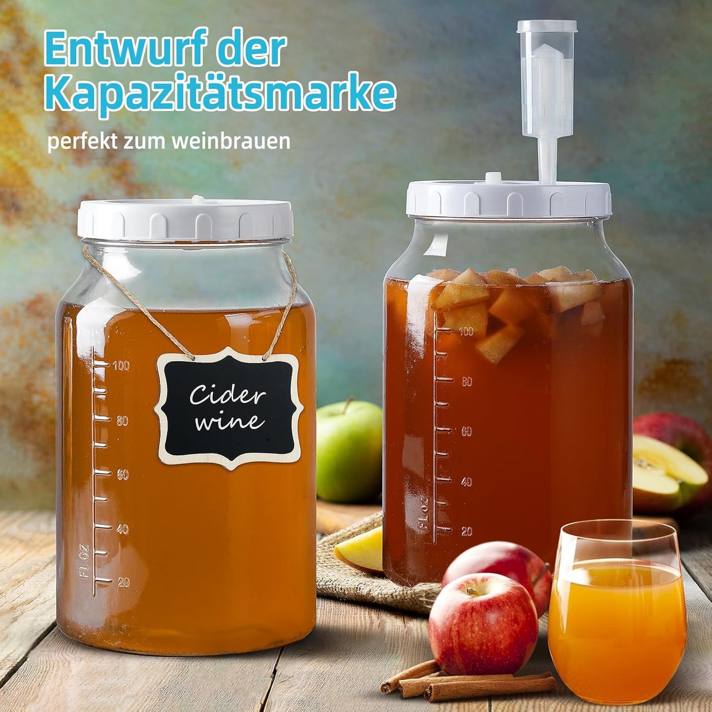 2er-Set Fermentiergläser