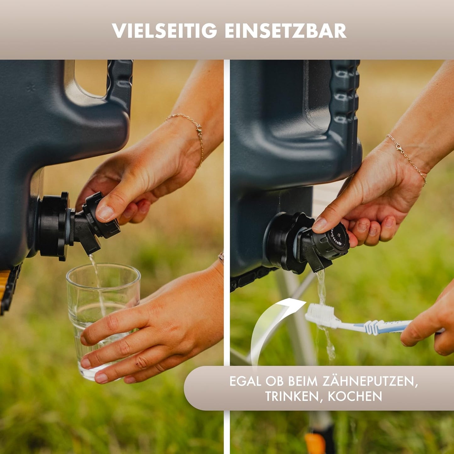 Aqua Jug Pro+ Wasserkanister mit Hahn & Druckablass, Aqua Jug Pro+
