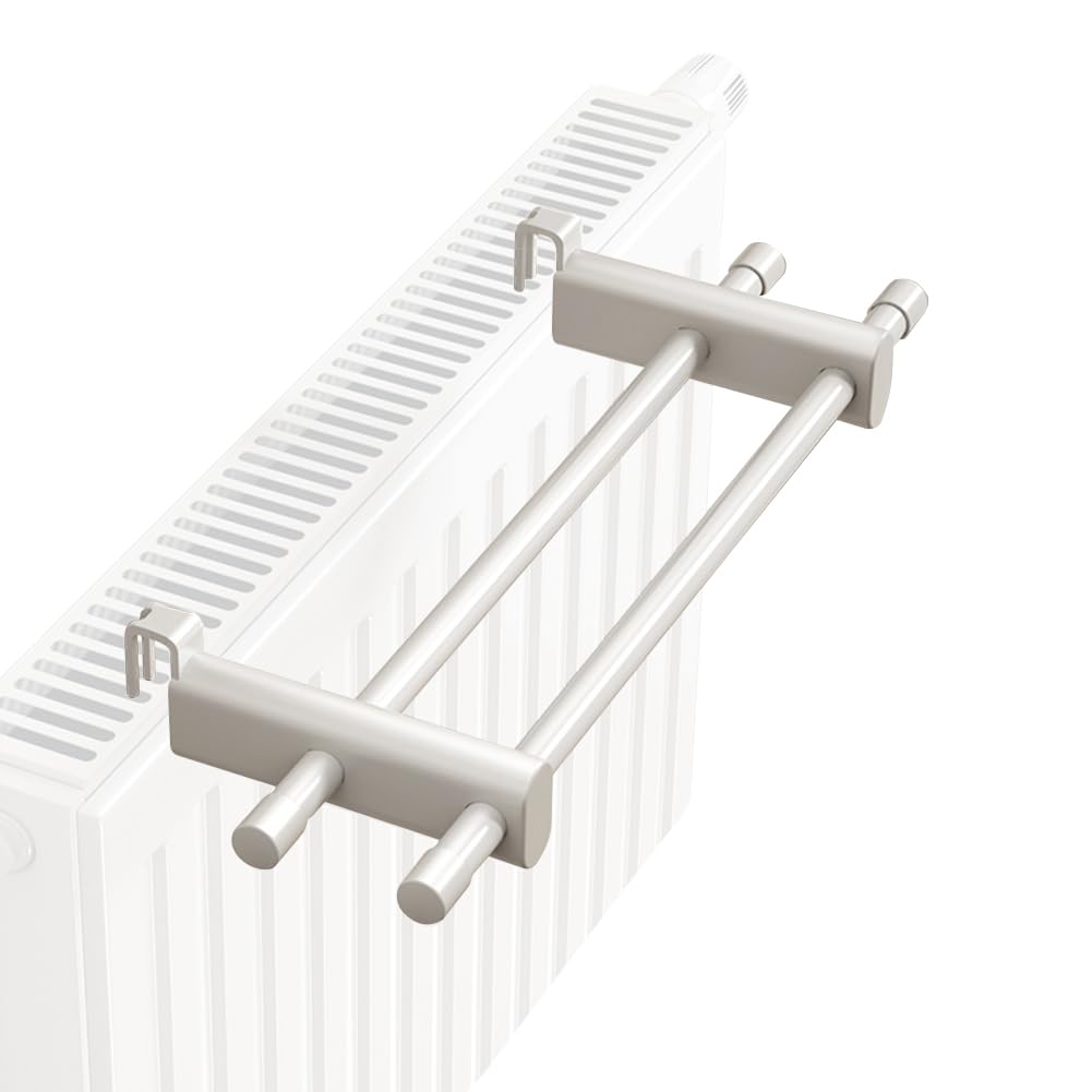 Heizkörper-Handtuchhalter zum Einhängen, White 50cm