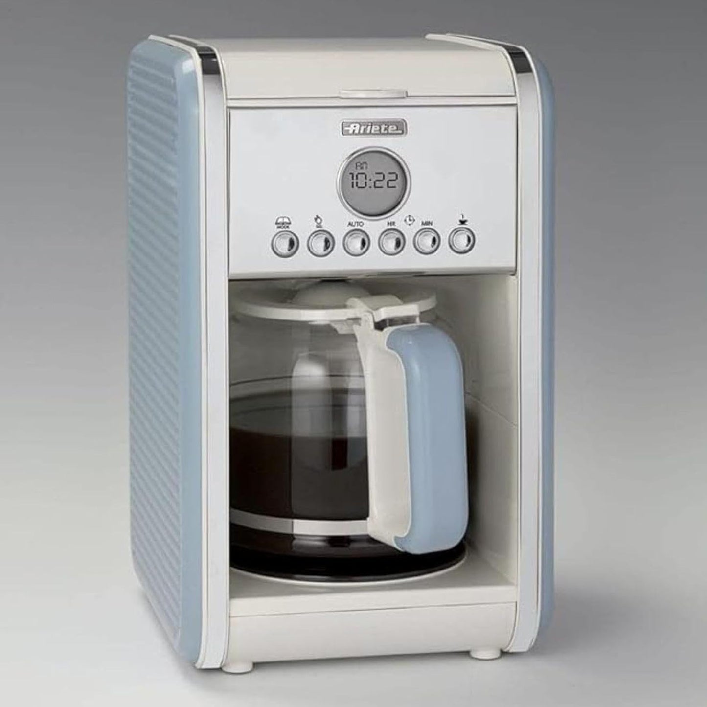 Retro Filterkaffeemaschine, Hellblau