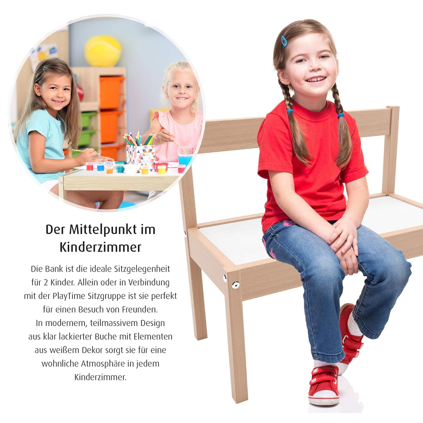 Kindersitzbank für Spielzimmer, Sitzbank