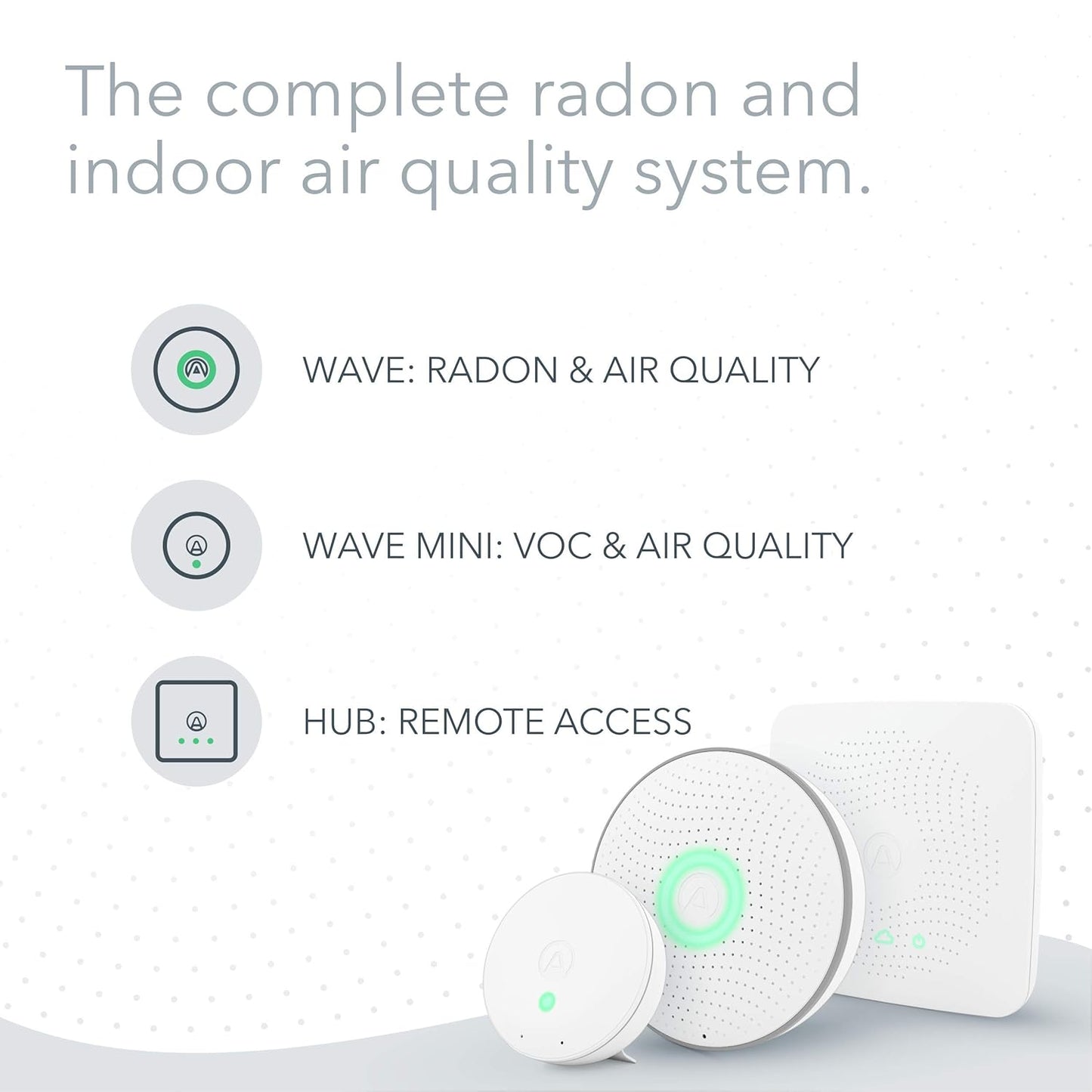 Radon- und Raumluftqualitätsüberwachungssystem House Kit 420