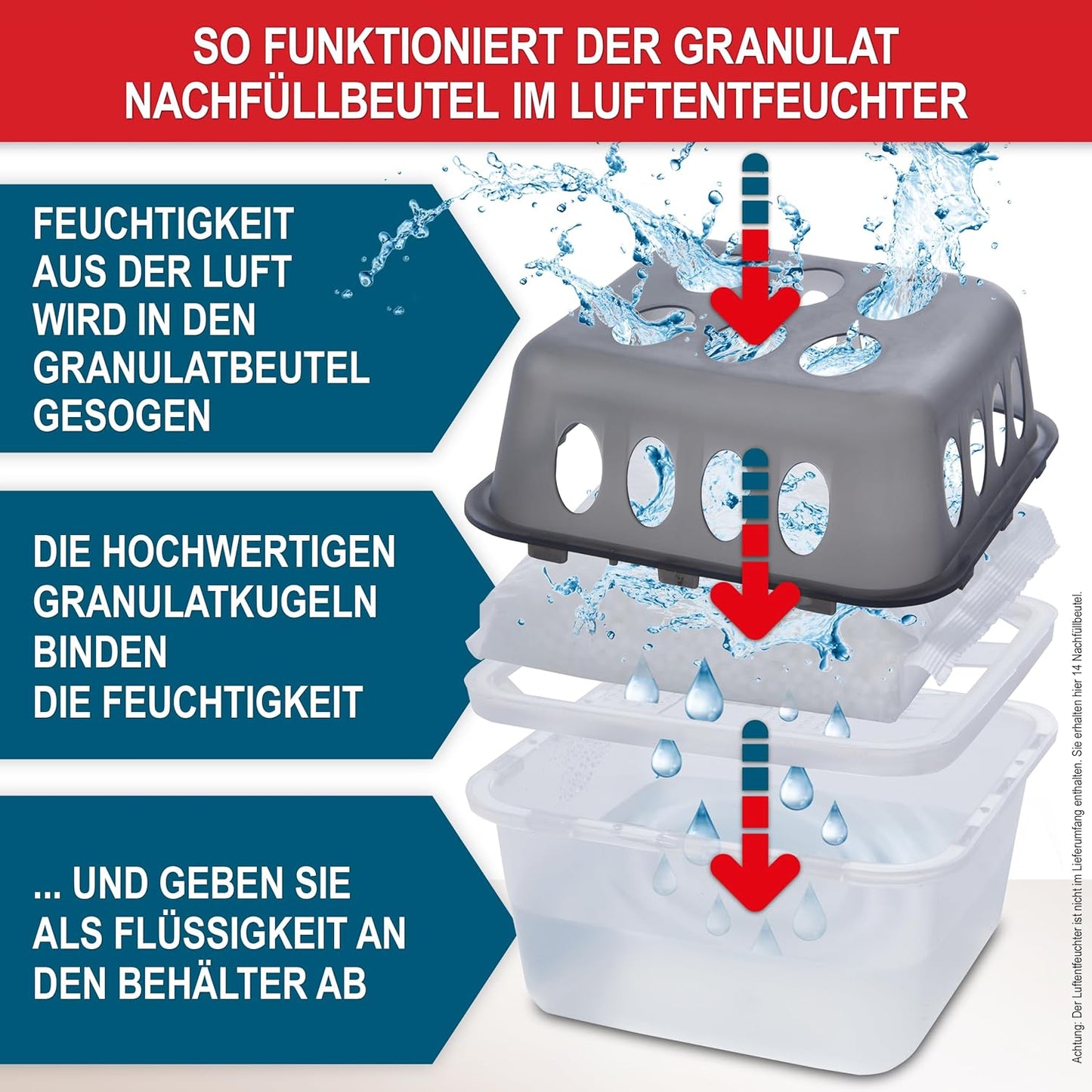 14-teiliges Granulatbeutel-Set