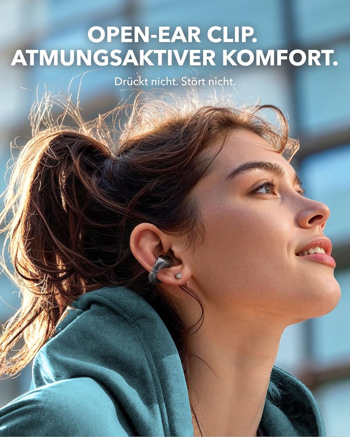 C30i Open-Ear Buds, Schwarz