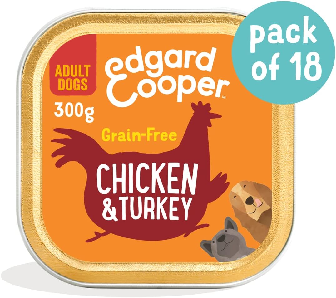 Hundefutter nass, Huhn/Truthahn 300 g (18er Pack)