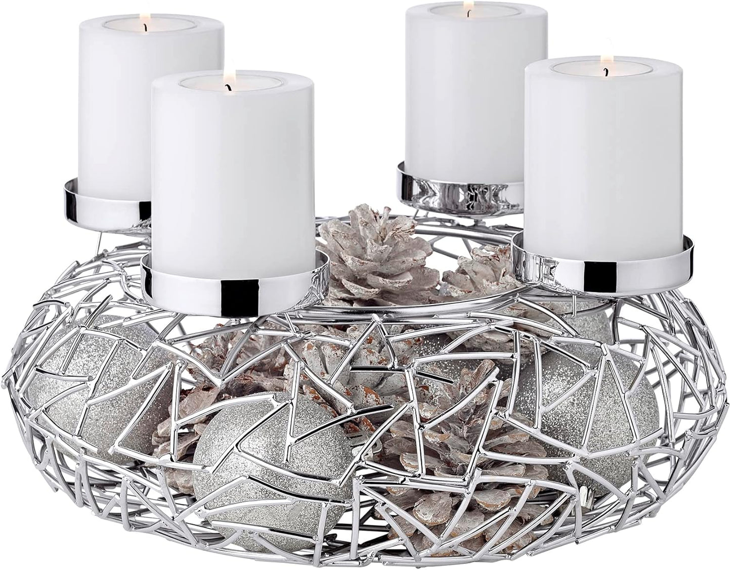 Adventskranz Milano (Ø 28 cm), Durchmesser 28 cm