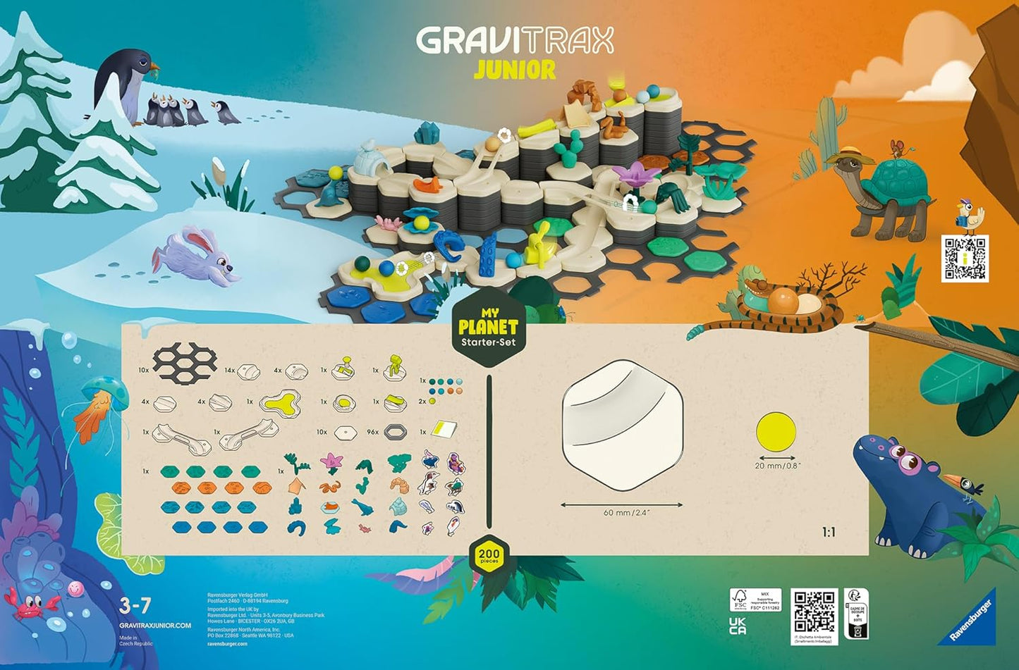 GraviTrax Junior XXL Starter-Set Murmelbahn ab 3 Jahren, Single