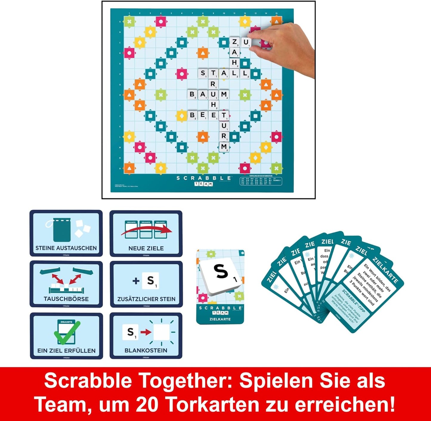 Scrabble Zwei-in-Eins Brettspiel