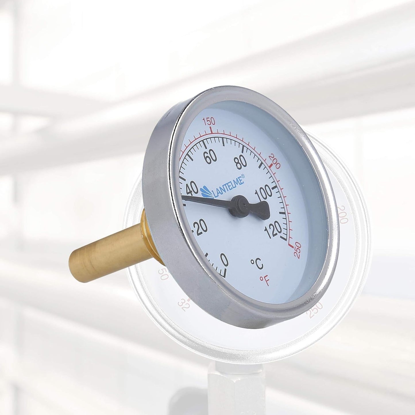 Heizungsthermometer mit Tauchhülse