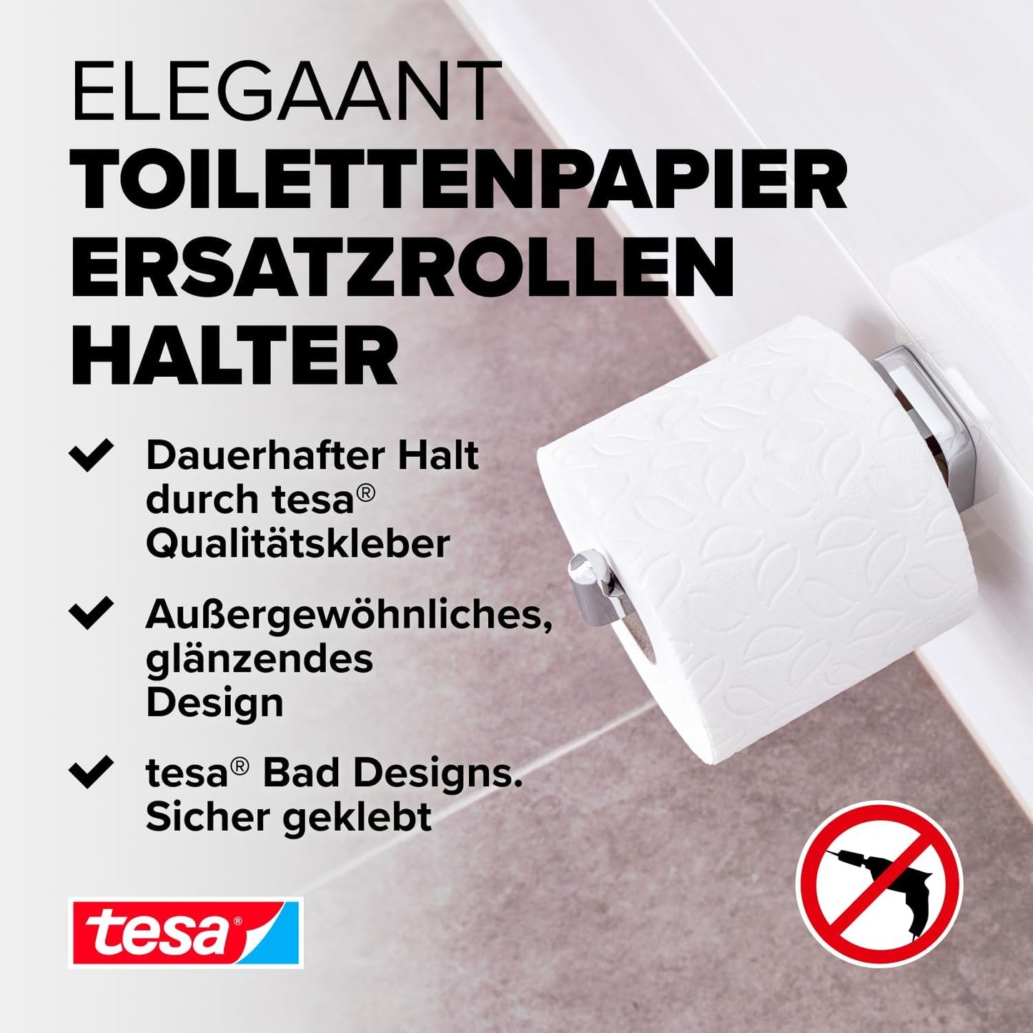 ELEGAANT WC Ersatzrollenhalter, Ersatzrollenhalter