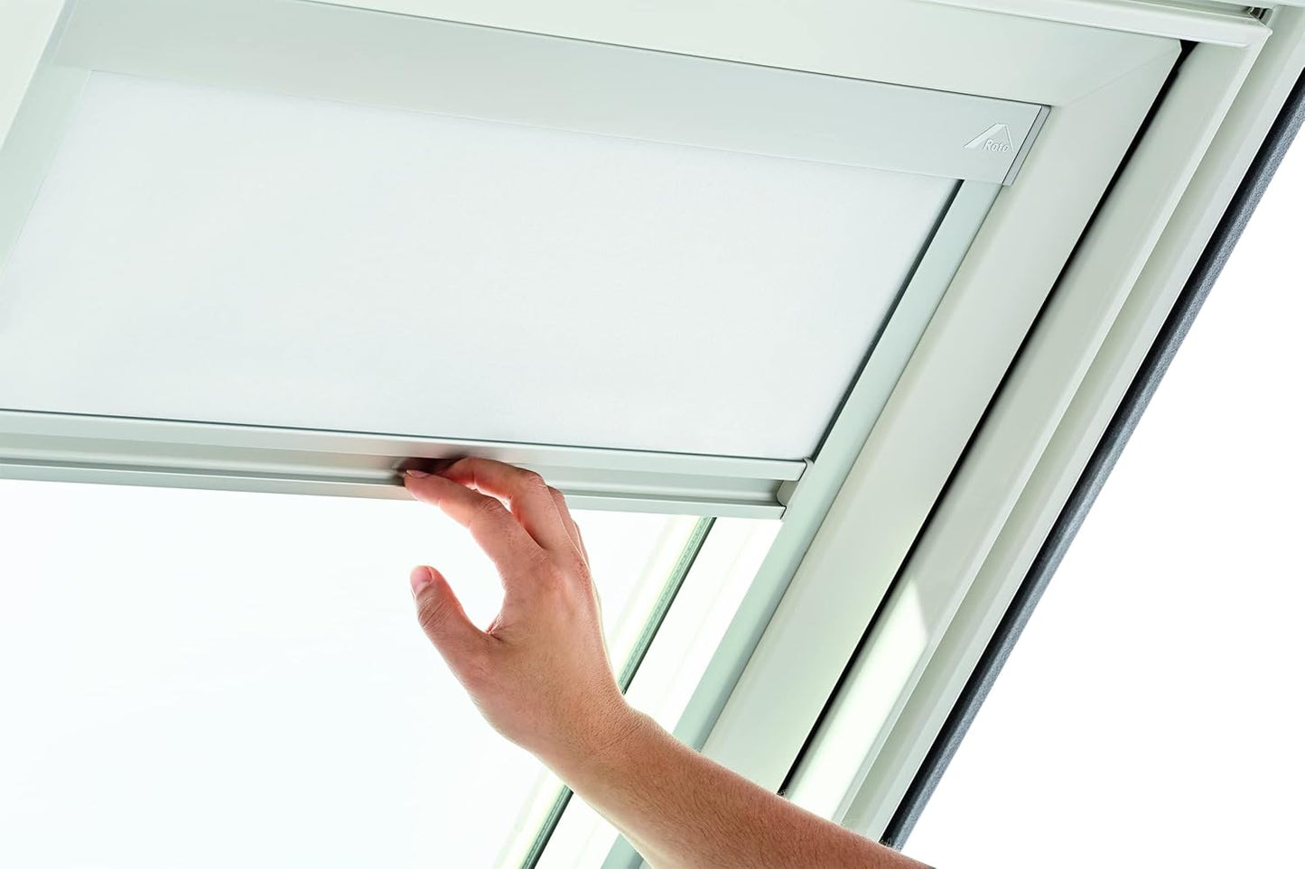 Verdunkelungsrollo ZRV, Weiss  B98 x H80 cm
