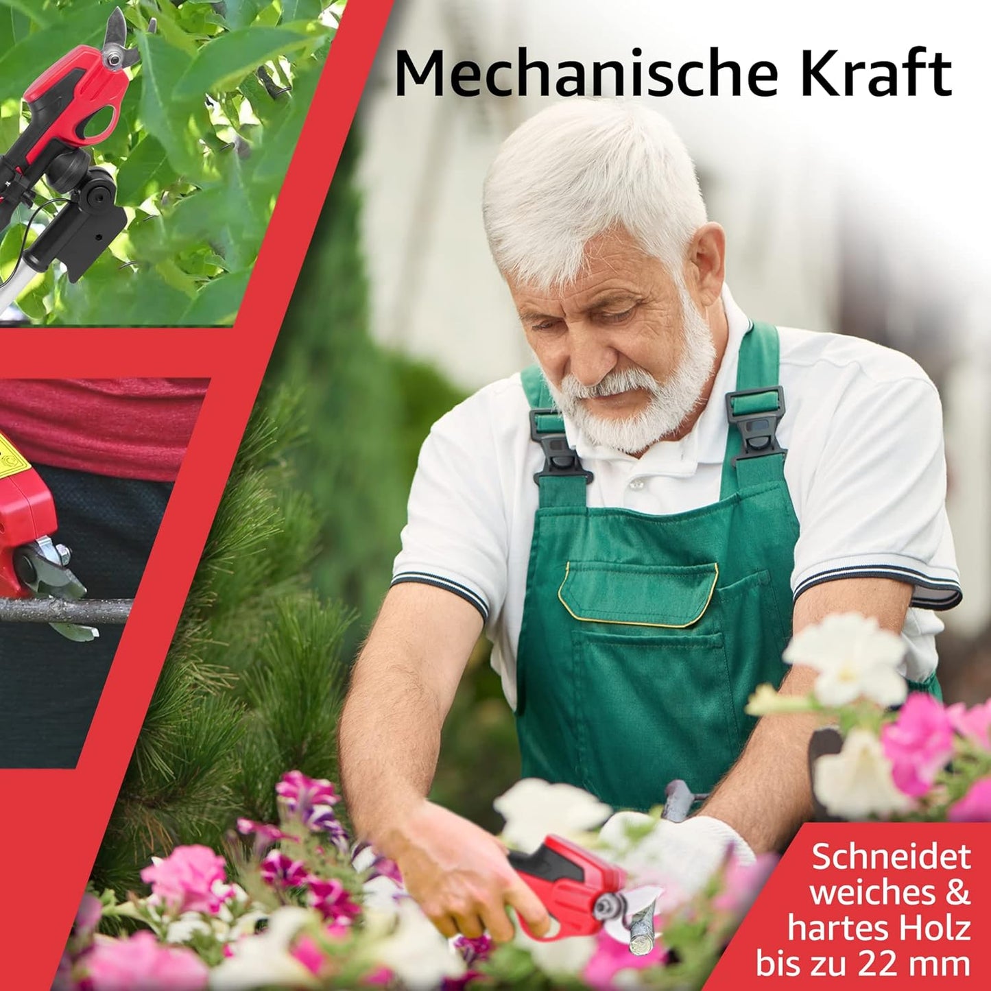Astschere, Mit Teleskopgriff
