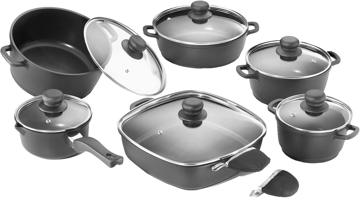 Kochtopfset, 12-teilig
