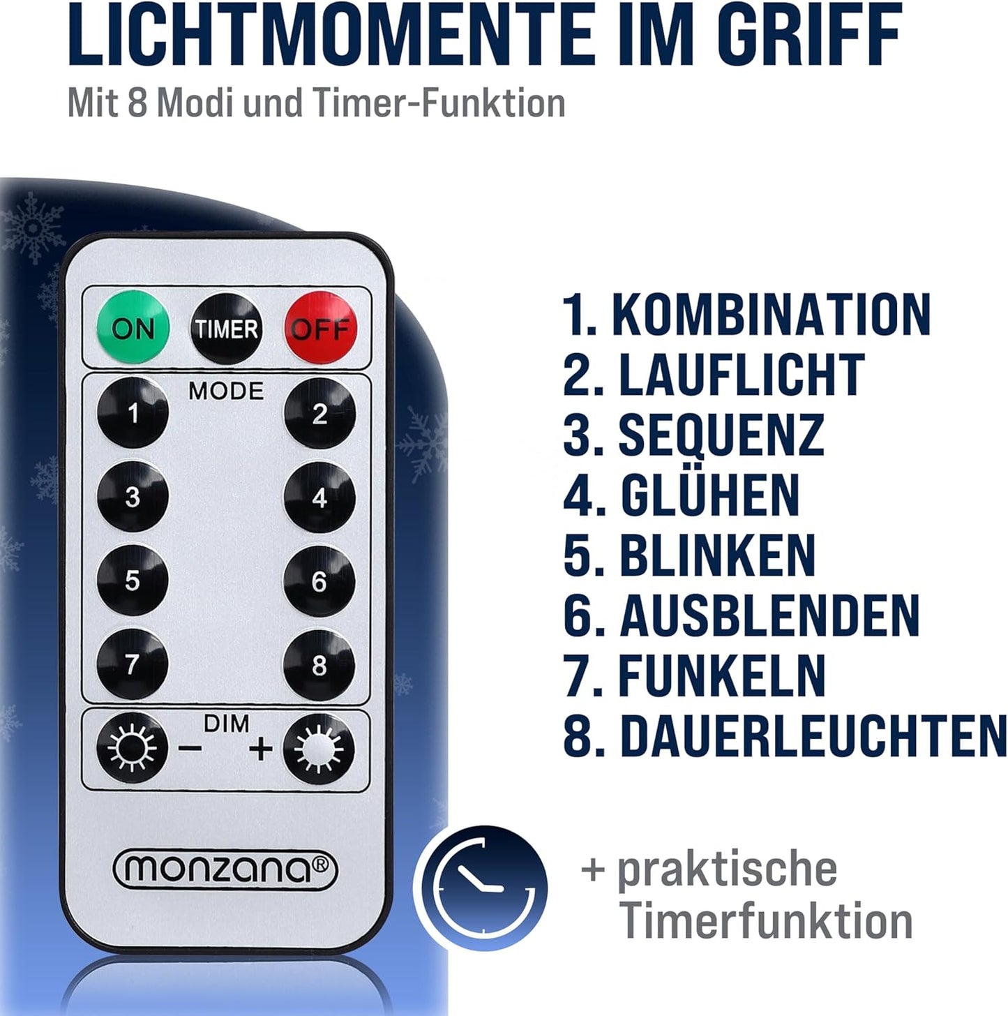 Lichterkette Eisregen 600 LEDs mit Fernbedienung, 600 LED's, Kalt-weiss