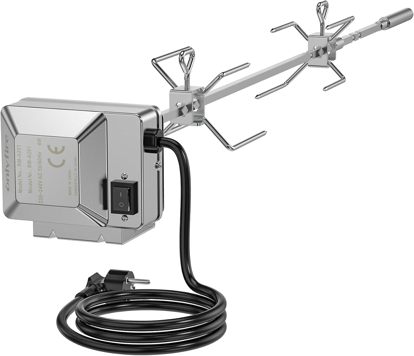Grill-Drehspiess Set für Weber Genesis II