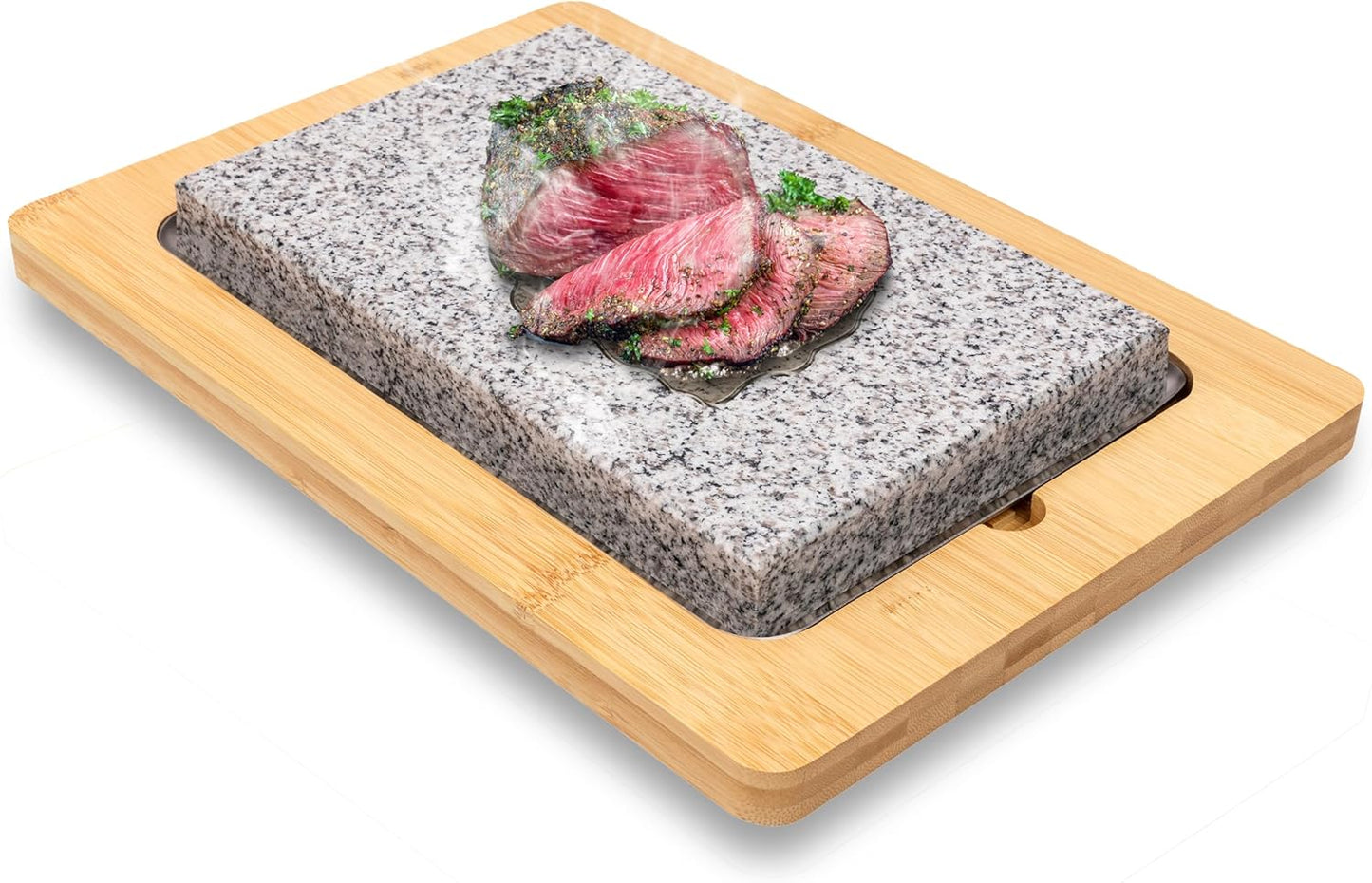 Teppanyaki-Grillplatte aus Granitstein, Granite