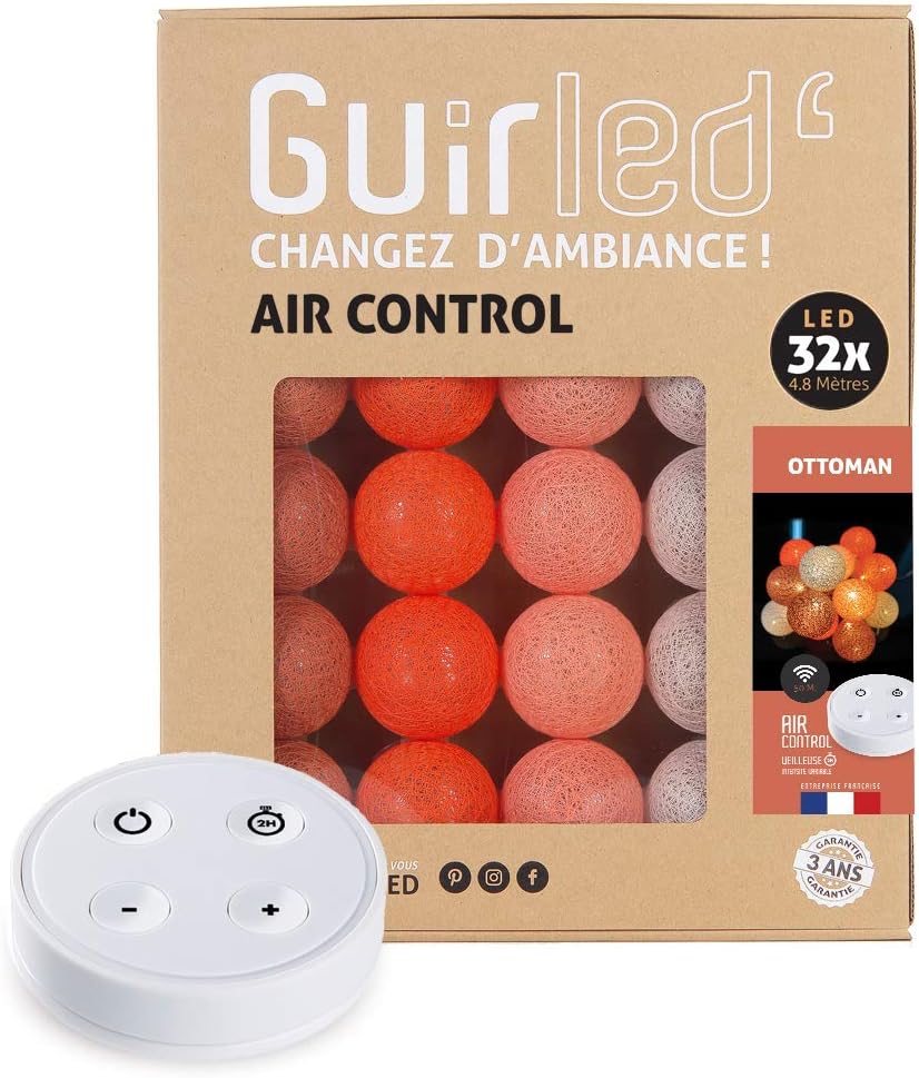 LED Baumwollkugeln, Orange 3.2 m