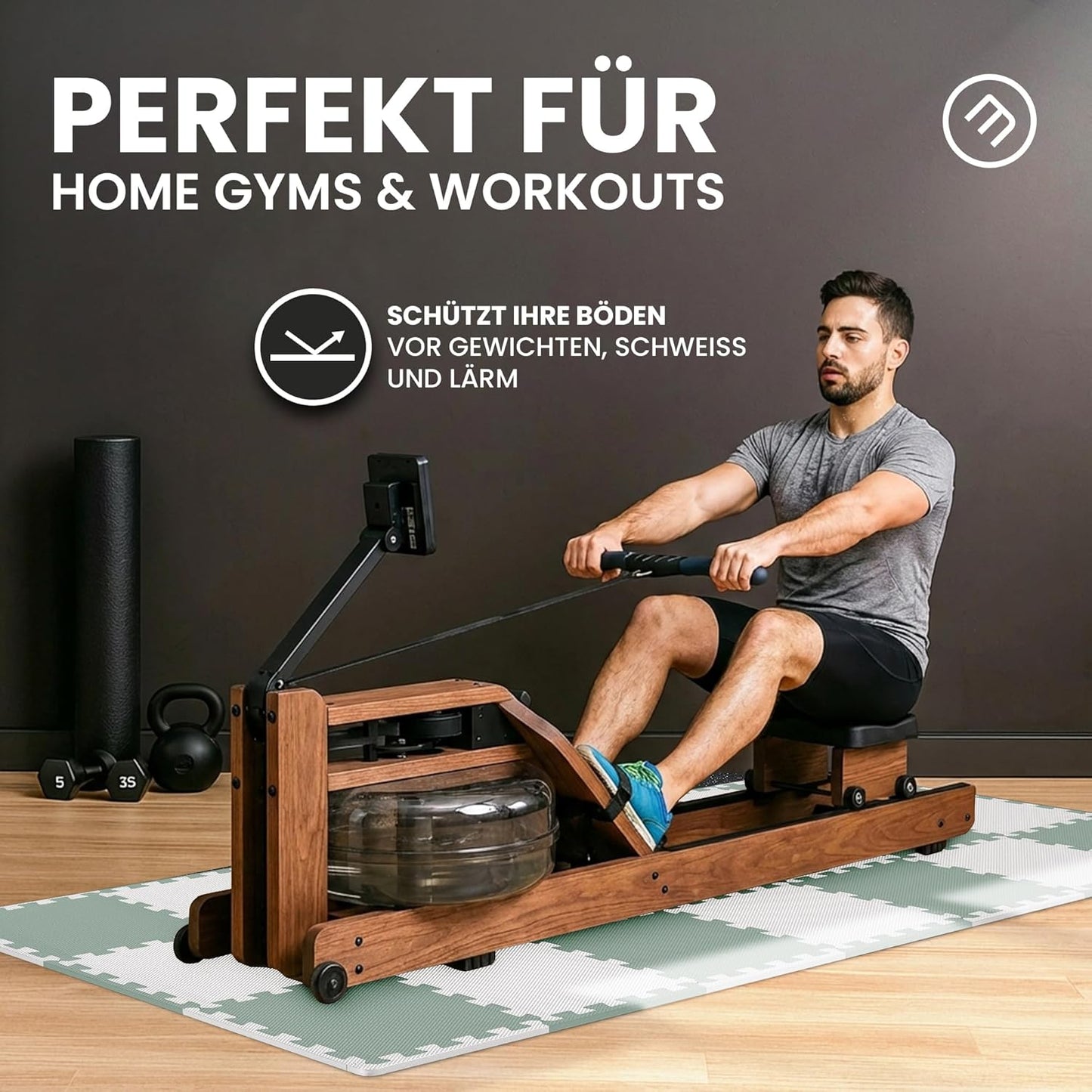 Bodenschutz- und Sportmatten-Set, 54 Stück