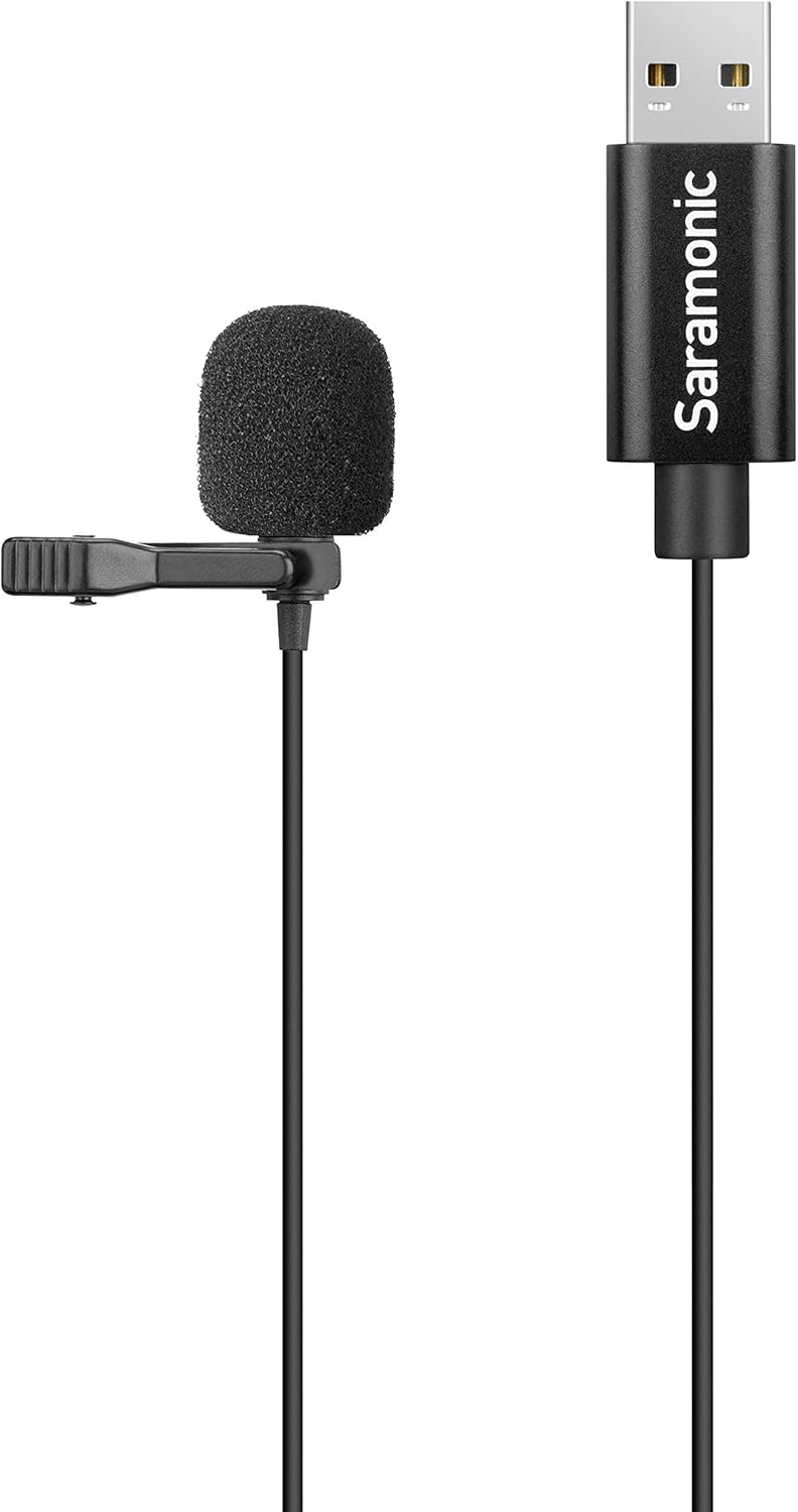 Lavalier Mikrofon mit USB-A, 6.56 Feet