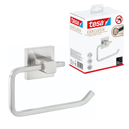 Exxclusiv Toilettenrollenhalter, Toilettenpapierhalter ohne Deckel