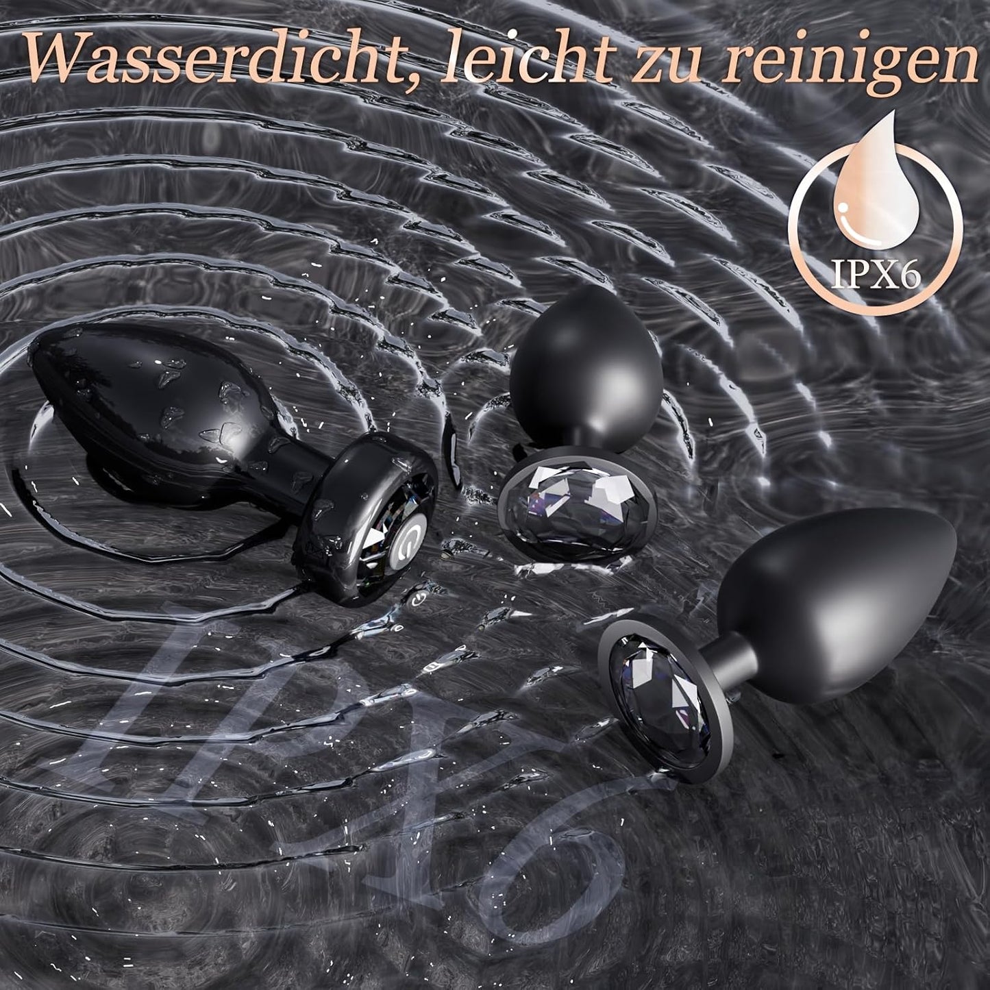 Analplug mit 10 Modi und App-Steuerung