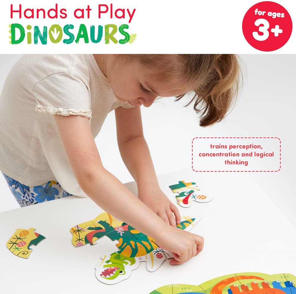 Hands at Play Dinosaurs Puzzlespiel 71 Teile 3-5 Jahre