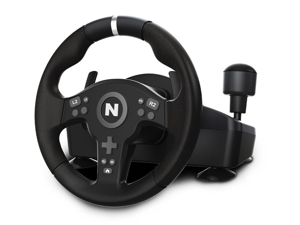 Drive Pro V200 Gaming-Rennlenkrad mit Pedalen und Schalthebel, Drive Pro V200