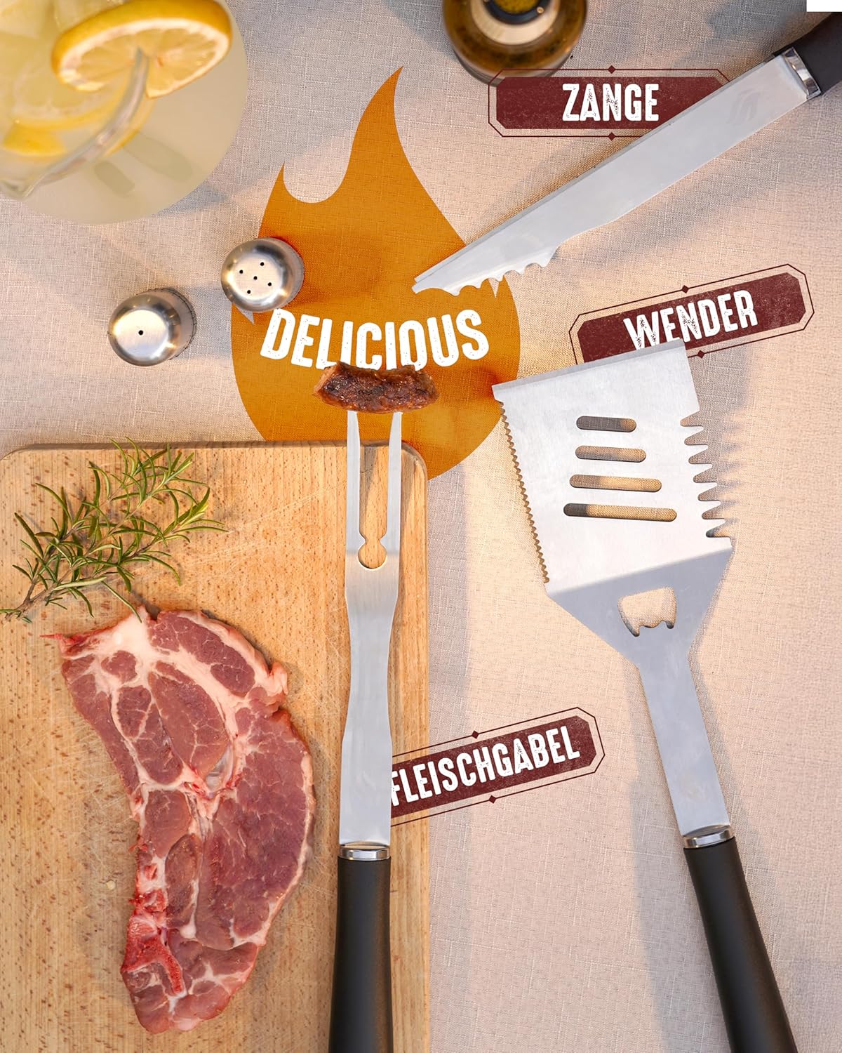 Grillzubehör-Set