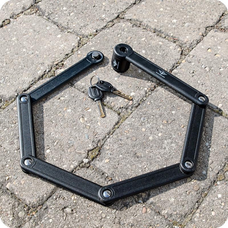 Velo-Faltschloss mit Halterung