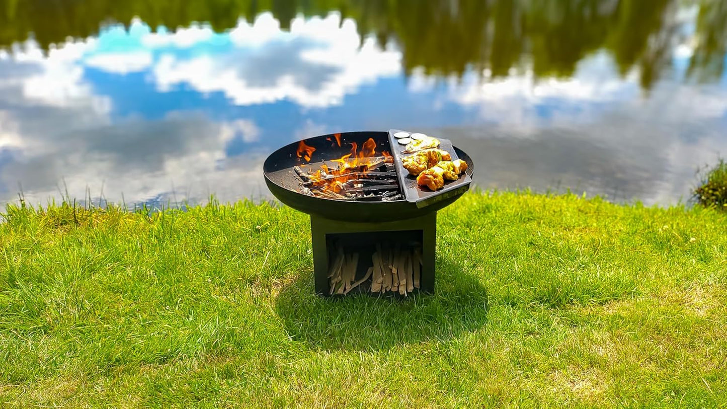 Plancha Platte für Feuerschale, 100 cm eckig