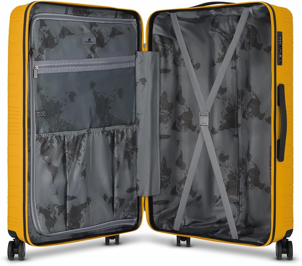 Hartschalen-Trolley Dallas 3.0, Yellow Koffer L 75 cm