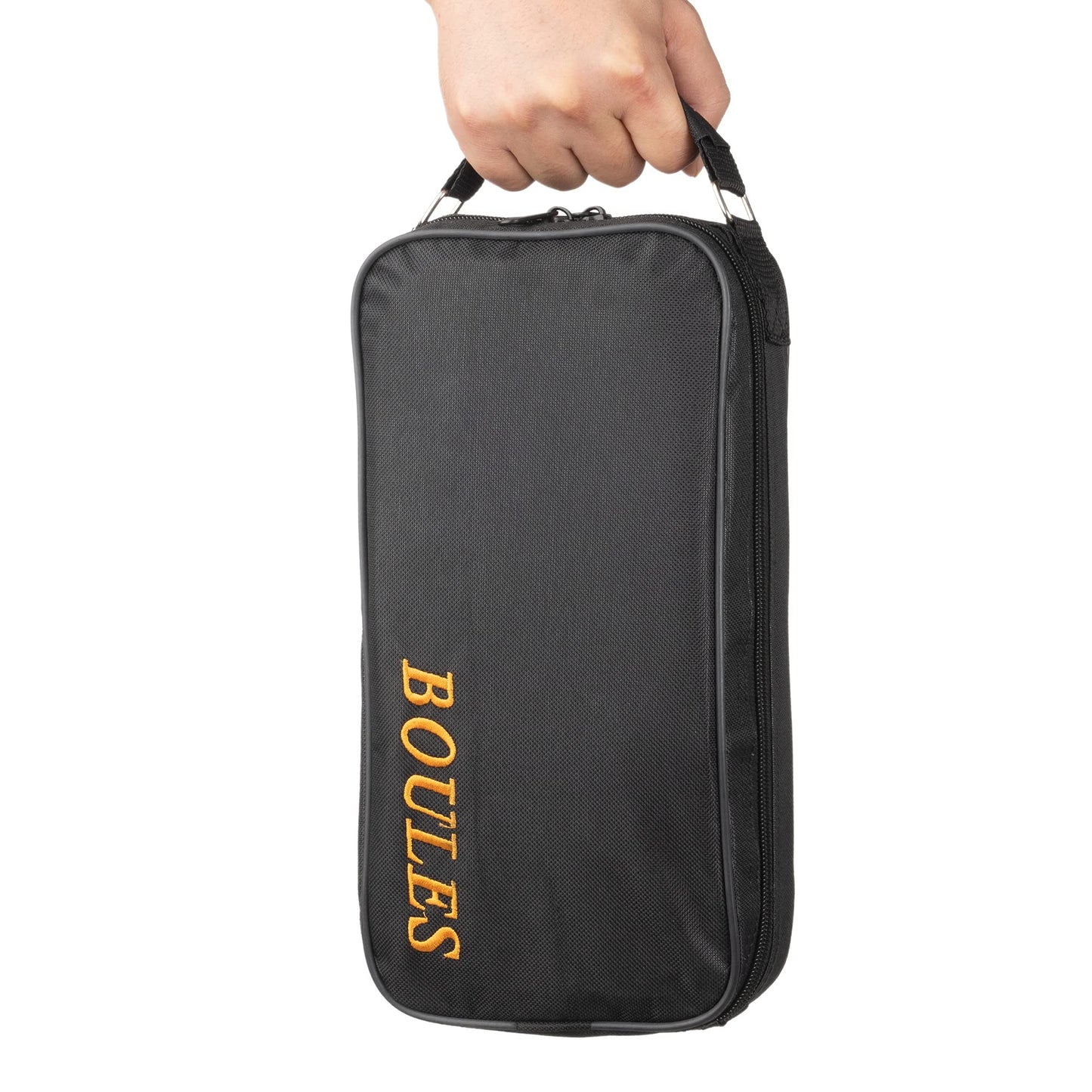 Boules Tasche für 3/6/8 Kugeln (2 Stück), 6 Boules-Schwarz