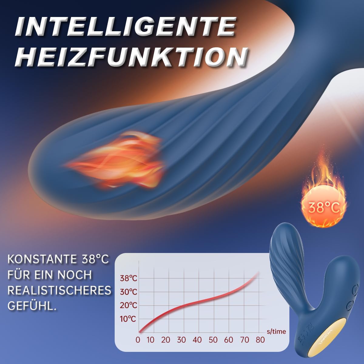 Vick neo Analplug mit App und Prostata-Stimulation