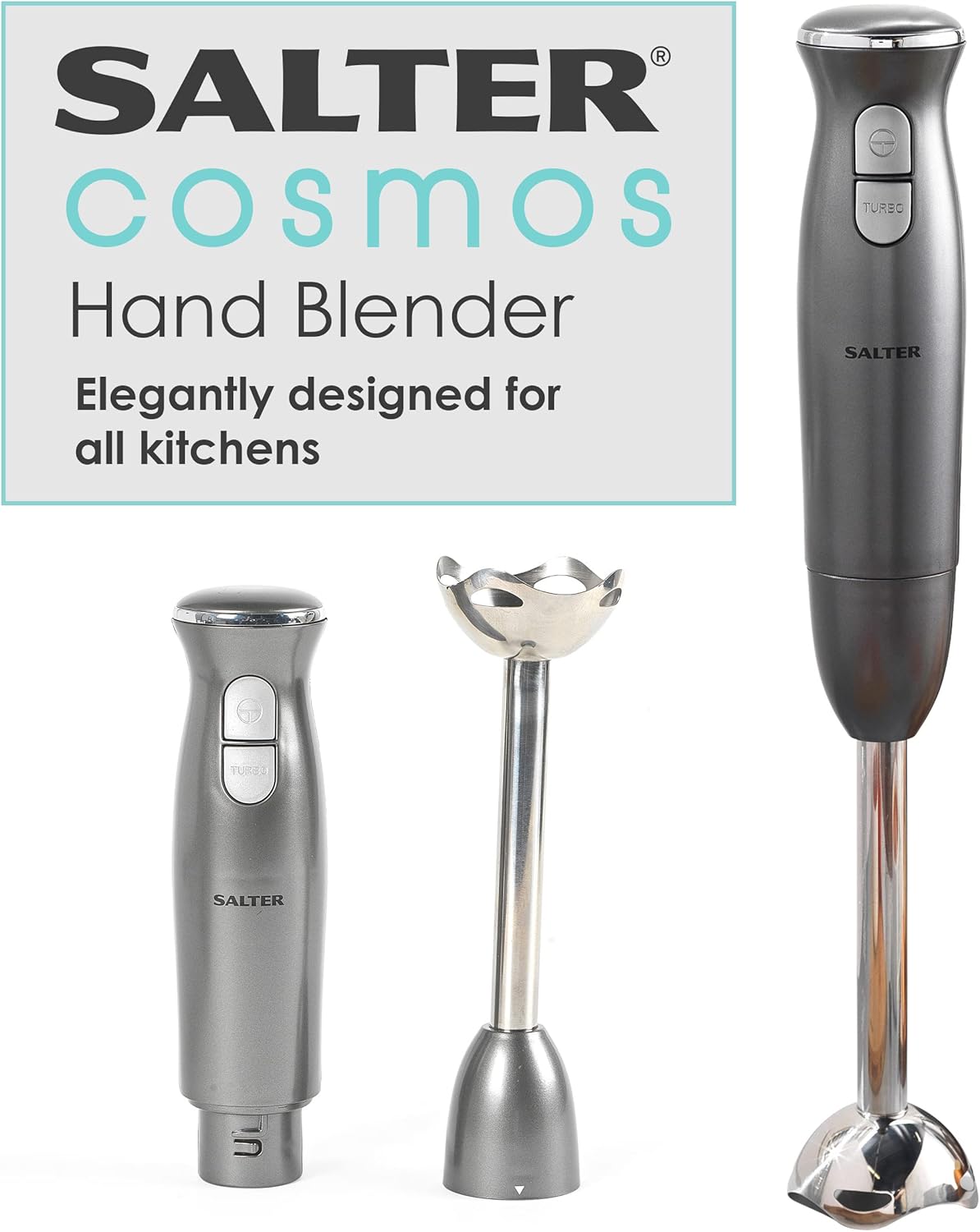 Cosmos Stabmixer mit Turbomodus (400W), Stabmixer, EU-Stecker