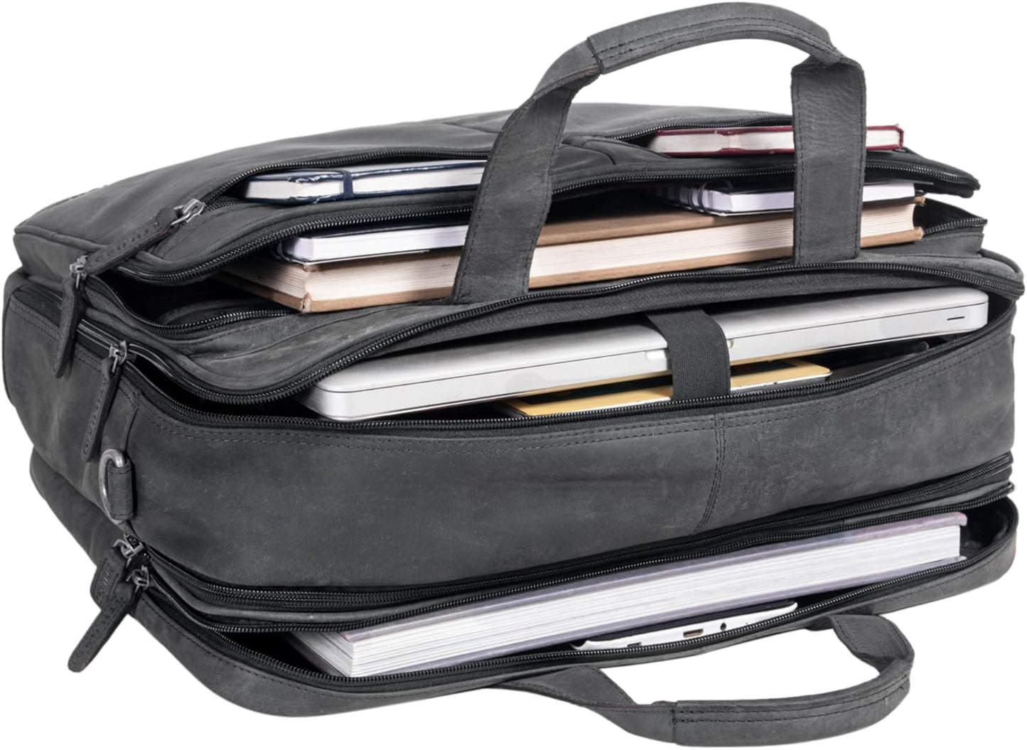 XXL Laptoptasche für 19 Zoll, Anthrazit