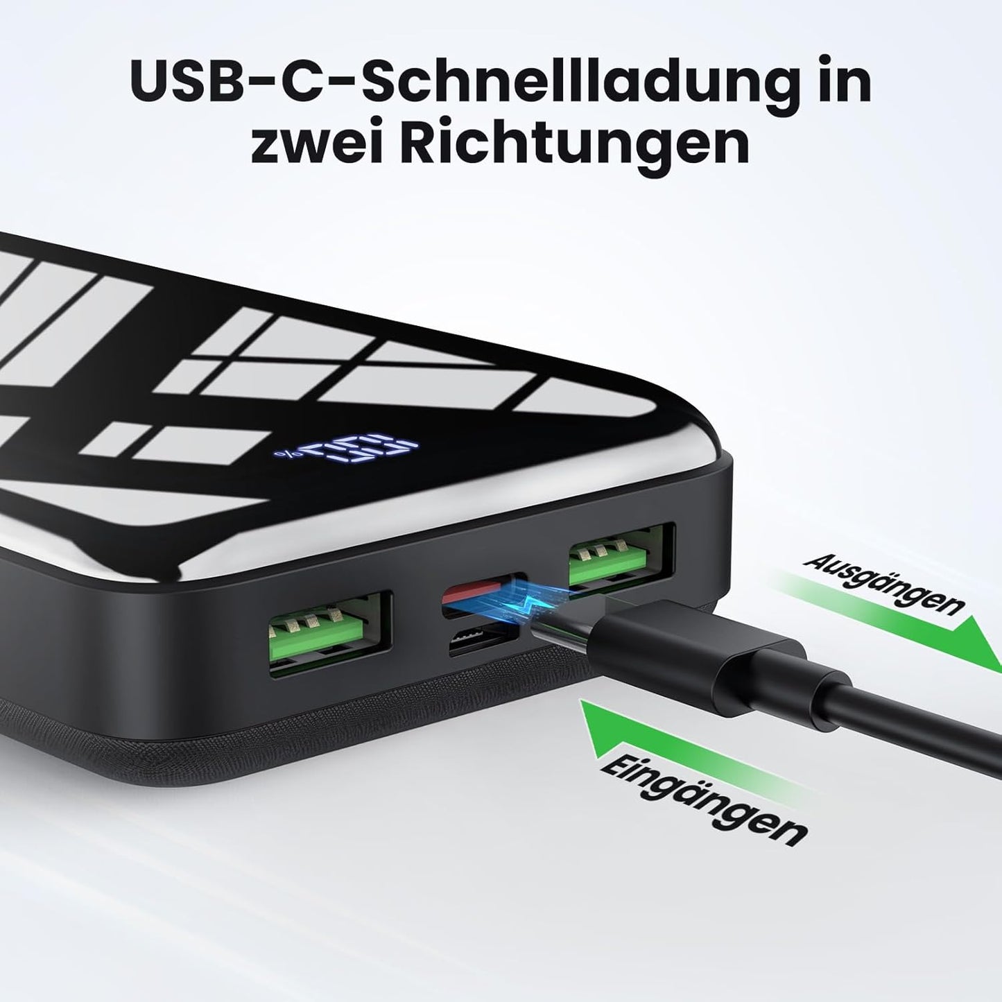 Powerbank mit LED-Anzeige