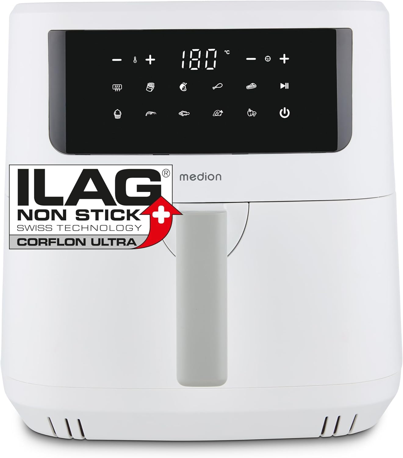 P10 XL Duo Heissluftfritteuse, Weiss