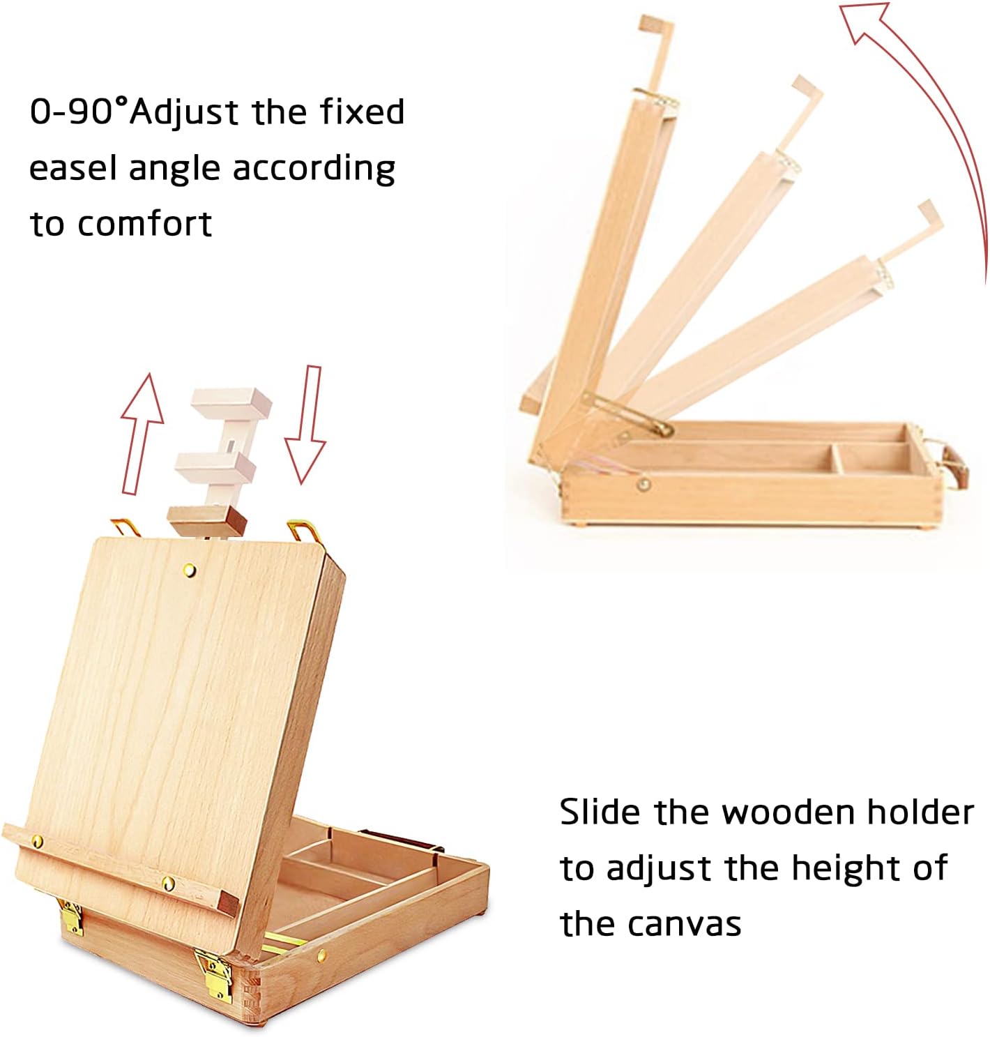 Desktop-Staffelei, Wood-Single