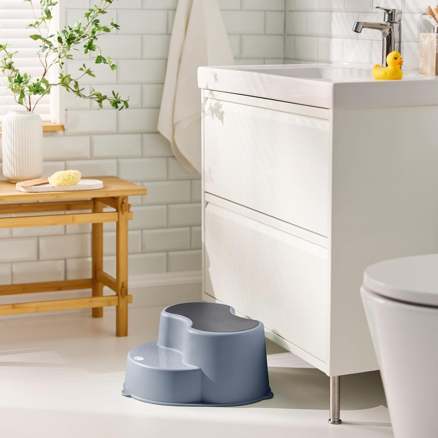 Kinderschemel TOP, Misty Blau