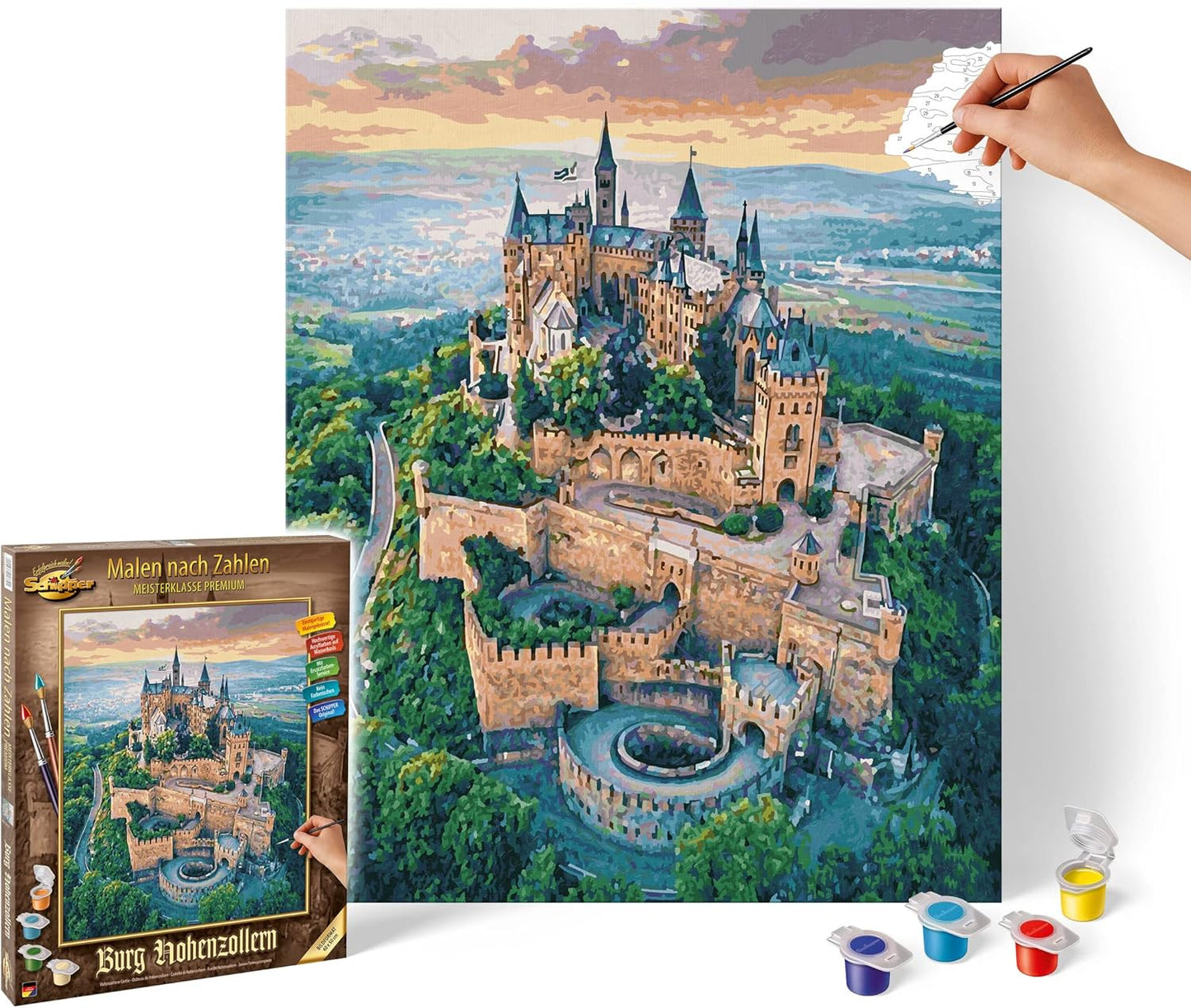 Malen nach Zahlen Burg Hohenzollern