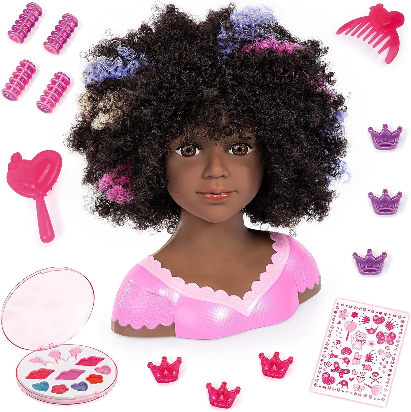 Charlene Super Model, Braune Locken